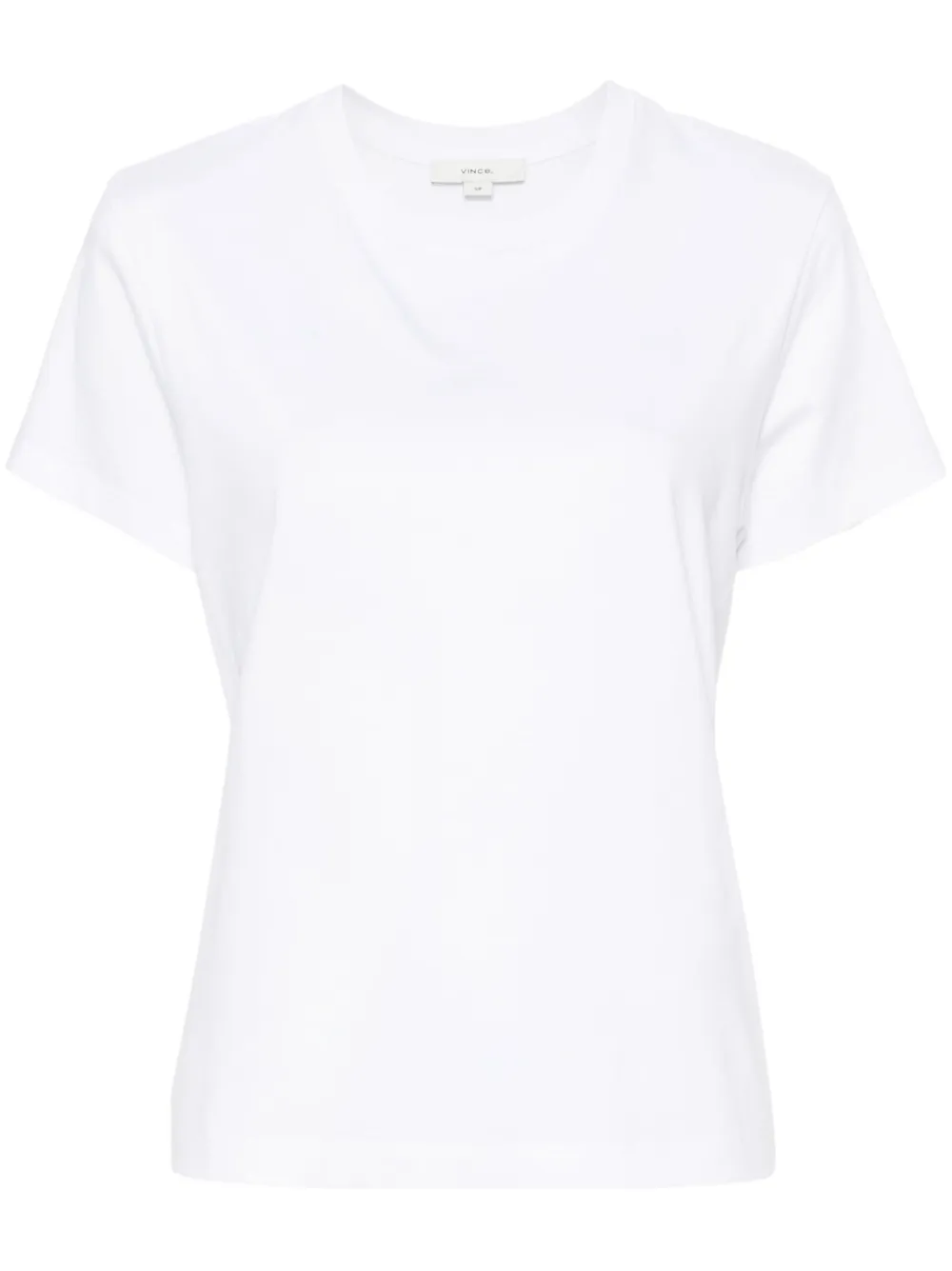 Vince Essential V-neck Pima Cotton T-shirt In White
