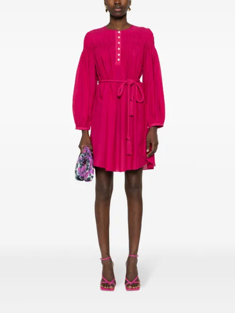 MARANT ÉTOILE Adeliani pintuck-detail dress RO0392FAB1J17E - 1