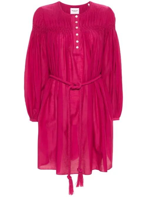 Robe Adeliani à détails plissés - MARANT ÉTOILE - Modalova