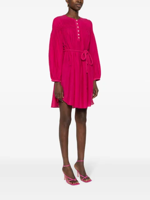 MARANT ÉTOILE Adeliani pintuck-detail dress RO0392FAB1J17E - 2