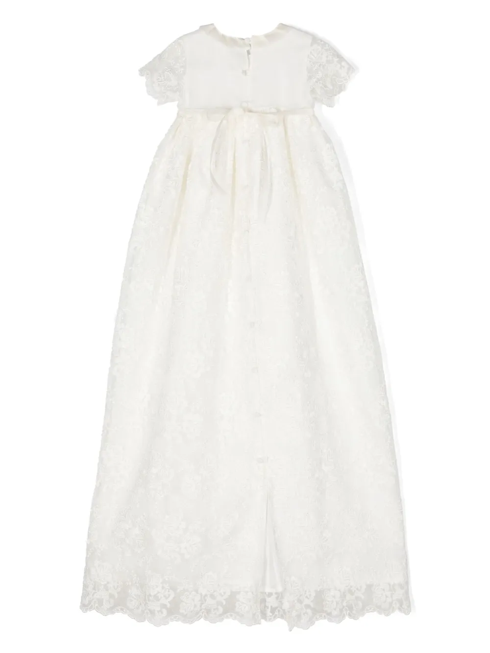 JESURUM BABY Rosa floral-lace dress - Beige