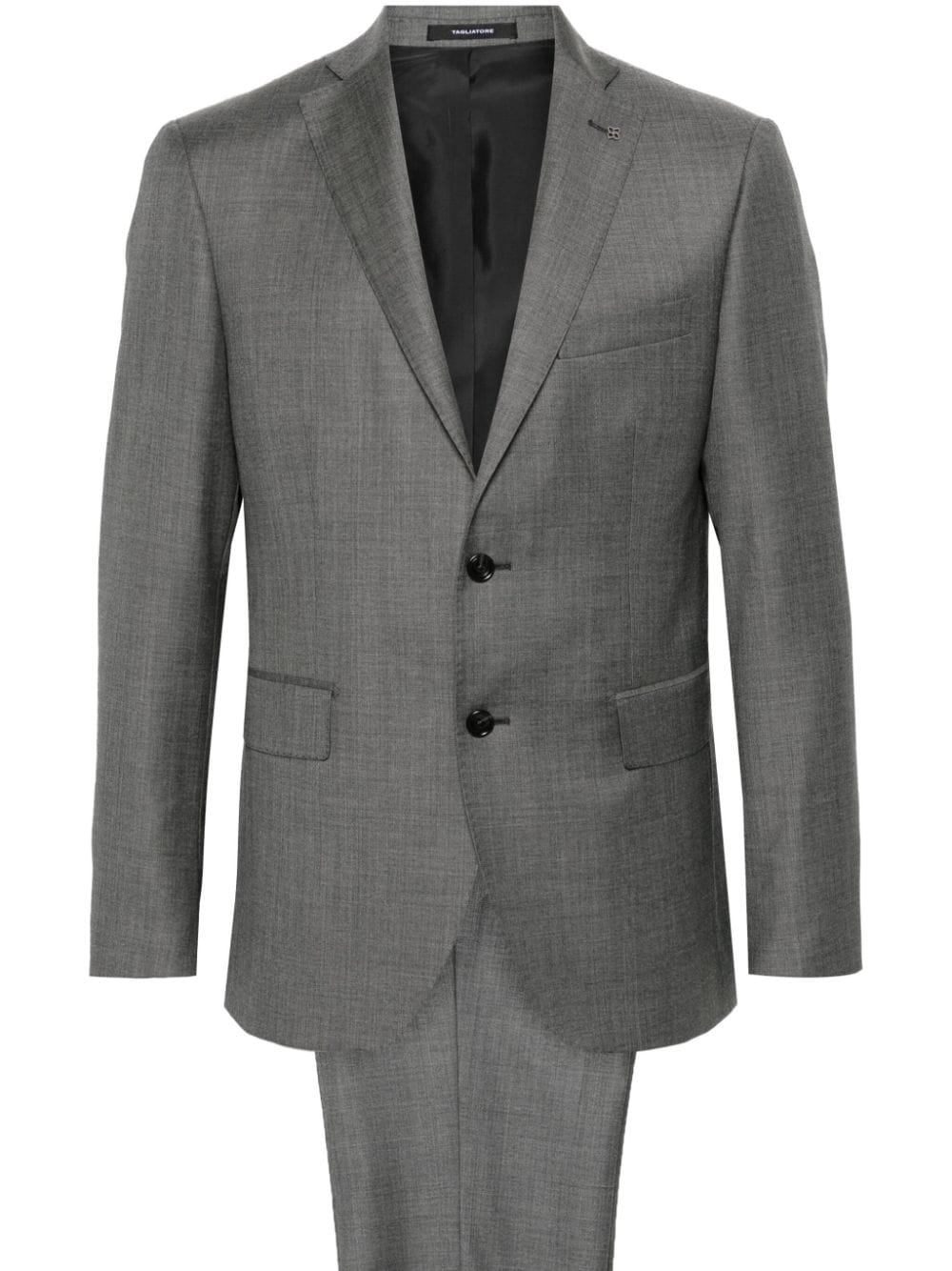 Tagliatore Single-breasted Suit In Grey