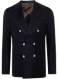 Barba double-breasted blazer - Blue