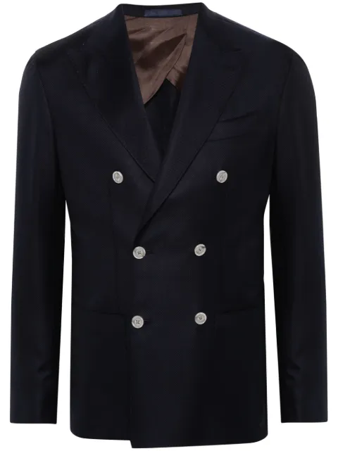 Barba blazer con doble botonadura