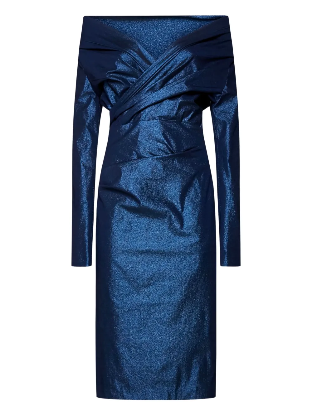 Talbot Runhof strapless dress - ブルー Talbot Runhof strapless dress - ブルー