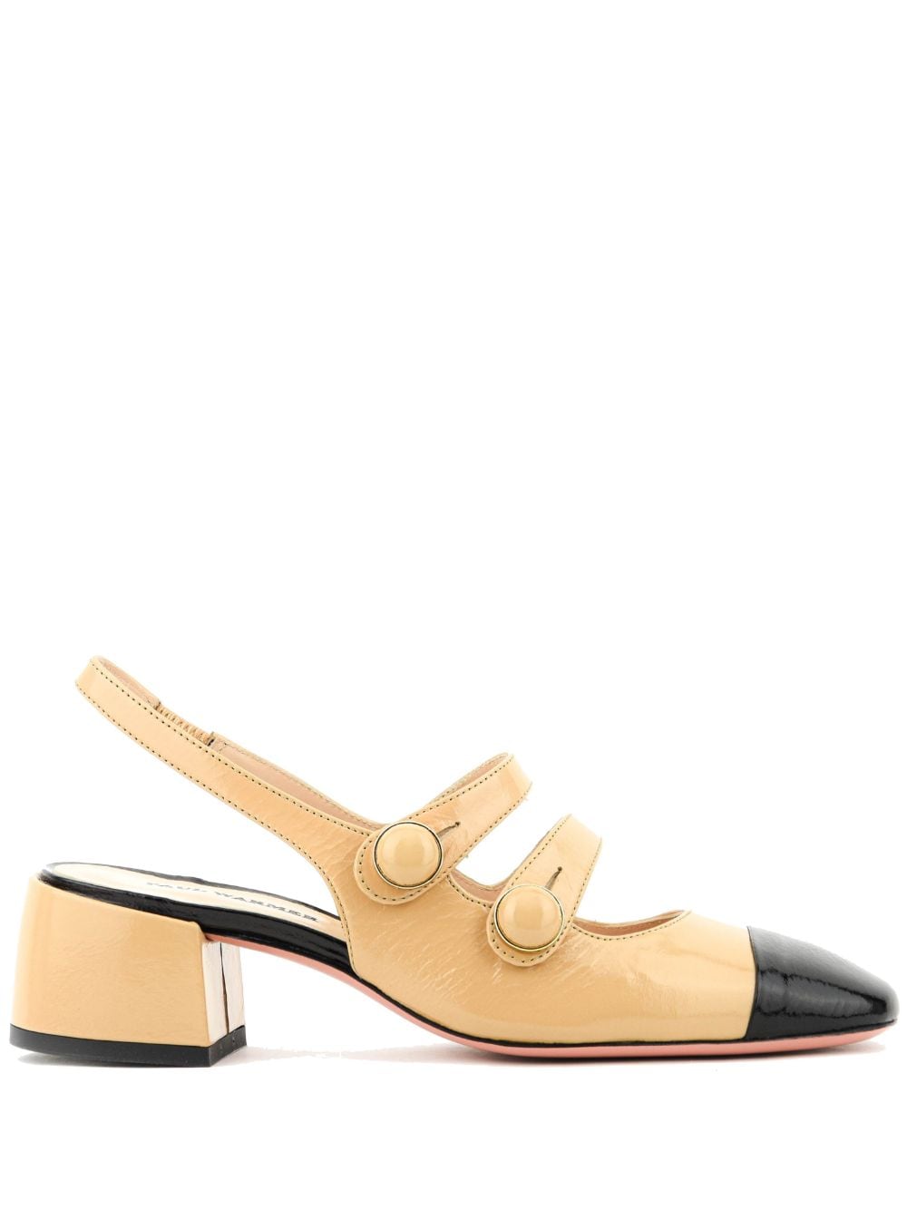 Trocadero slingback leather pumps