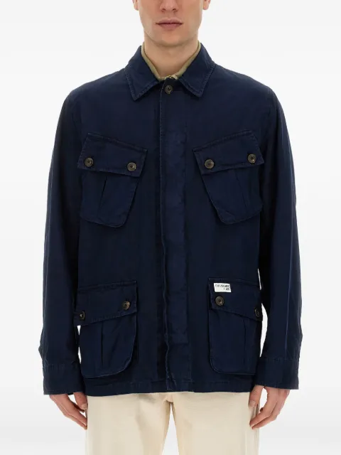 Fay patch-pocket shirt jacket