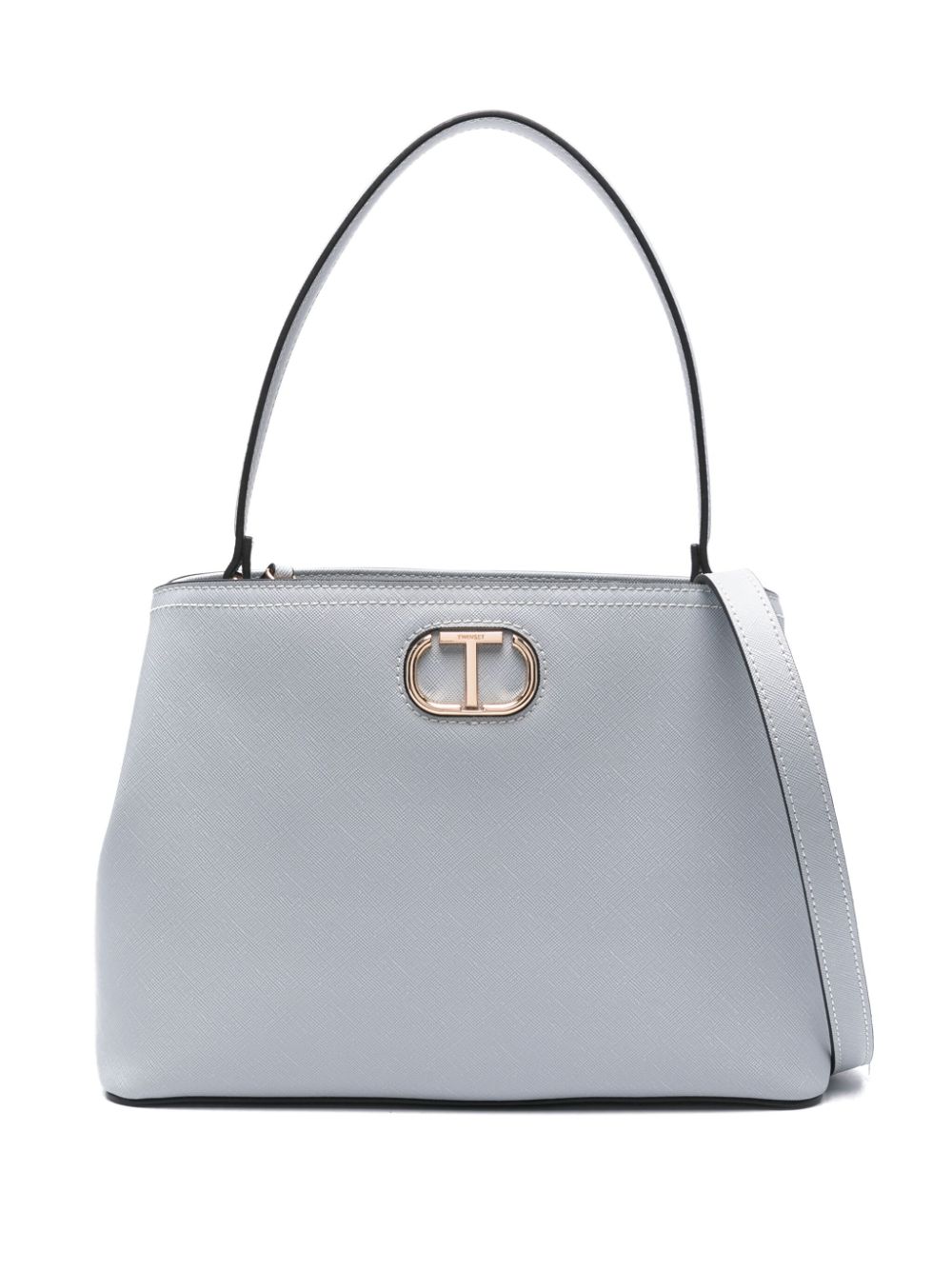 Twinset Oval T Tote Bag In Blue