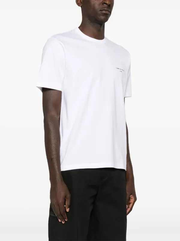 Comme Des Garçons Homme ロゴ Tシャツ | ホワイト | FARFETCH JP