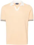 Drumohr waffle-knit cotton polo shirt - Neutrals