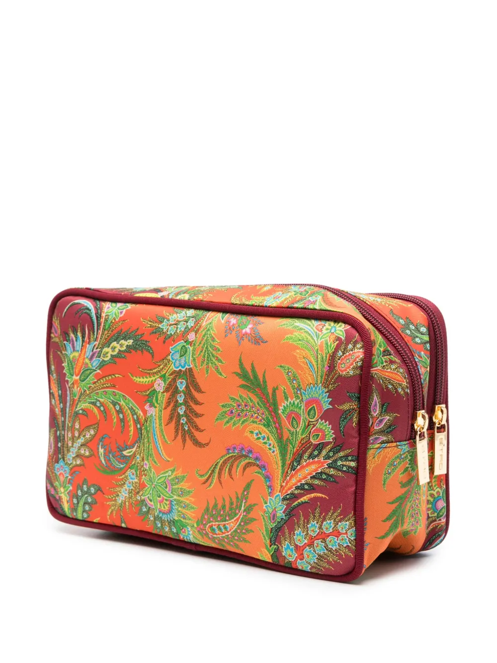 ETRO floral-print necessaire - Oranje