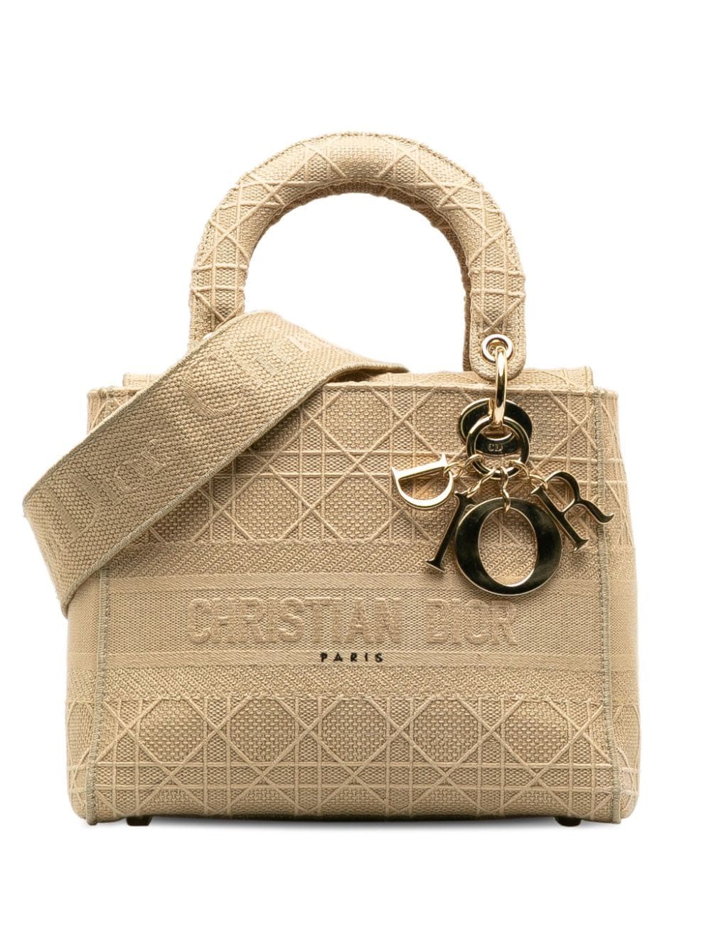 Image 1 of Christian Dior Pre-Owned 2020 medium Cannage Lady D-Lite two-way handbag