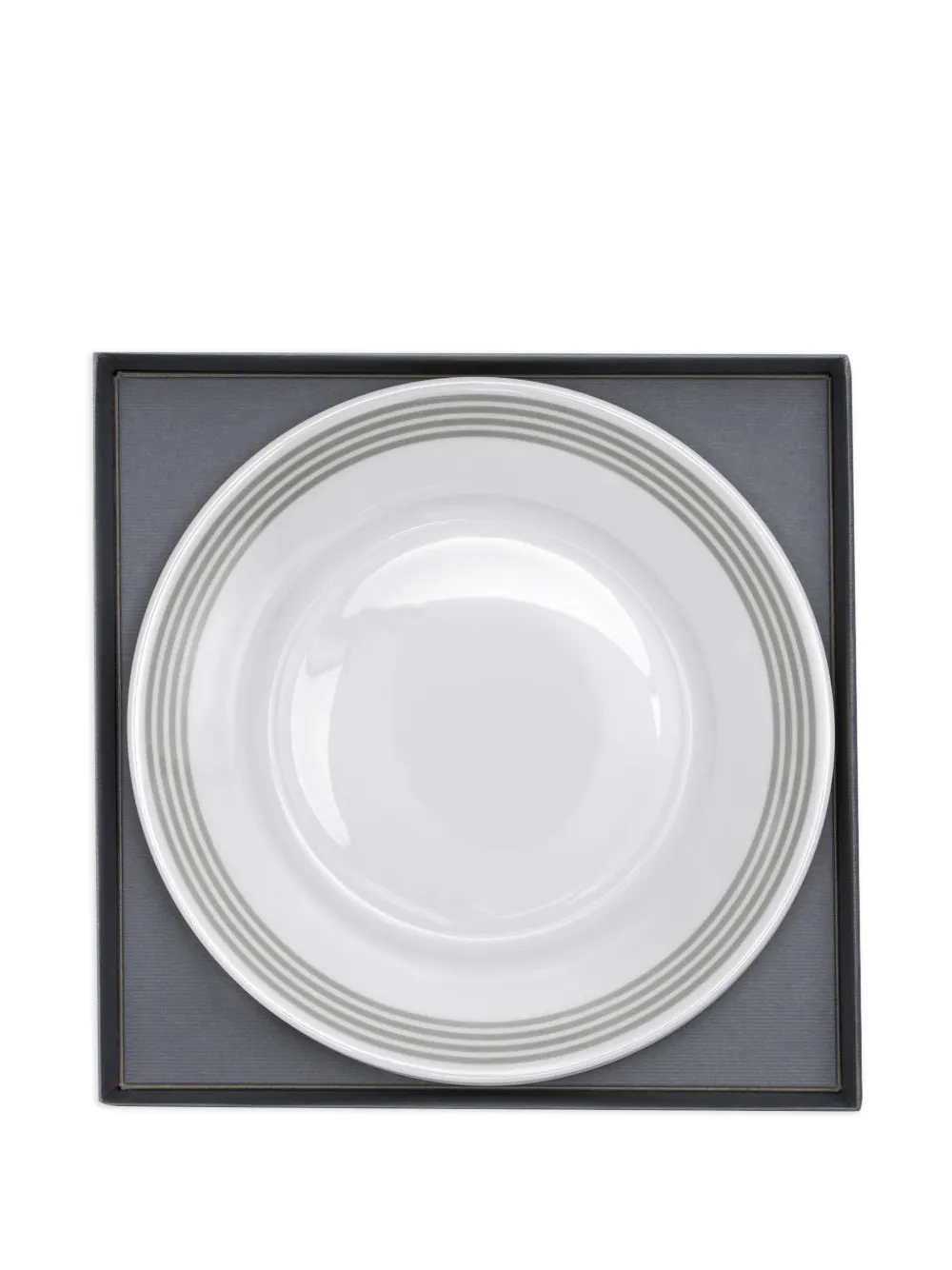  Thom Browne 4-bar Plates (set Of Four) - White 