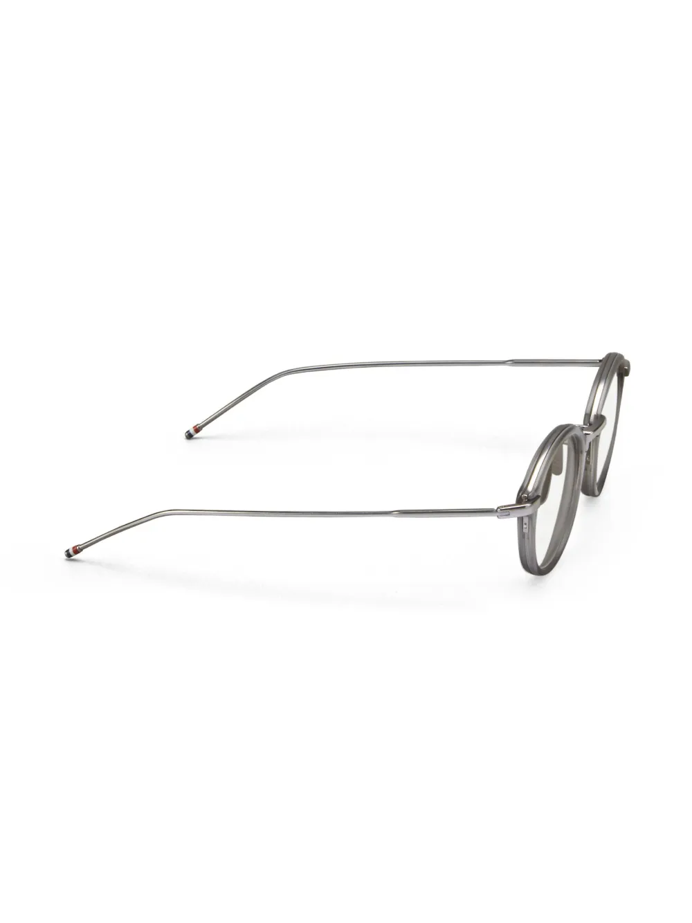 Thom Browne Eyewear Bril met rond montuur Zilver