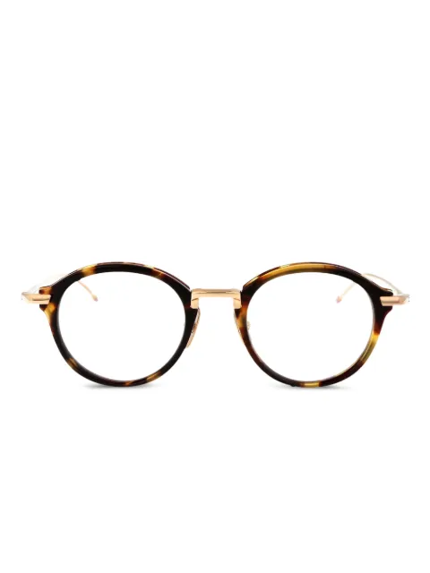 Thom Browne Eyewear tortoiseshell round-frame glasses