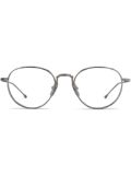 Thom Browne Eyewear round-frame titanium glasses - Silver