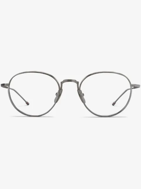 Thom Browne Eyewear Bril met rond titanium montuur