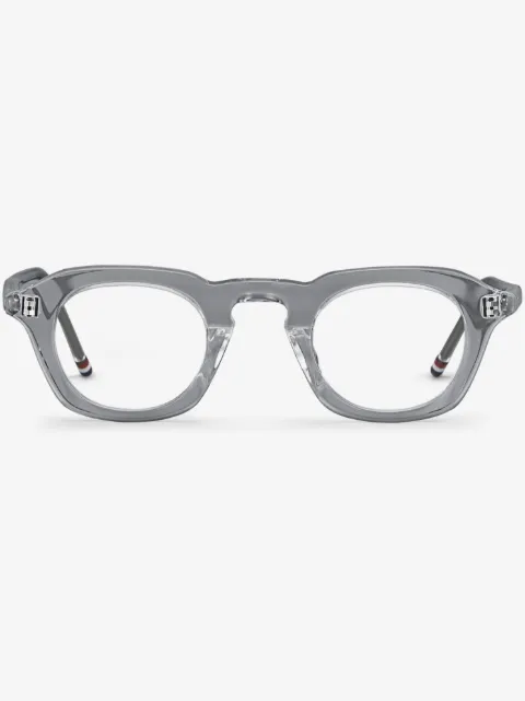 Thom Browne Eyewear square-frame transparent glasses