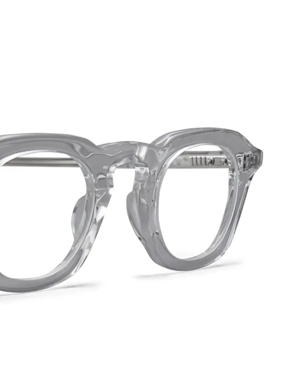 Thom Browne Eyewear square-frame Transparent Glasses | White