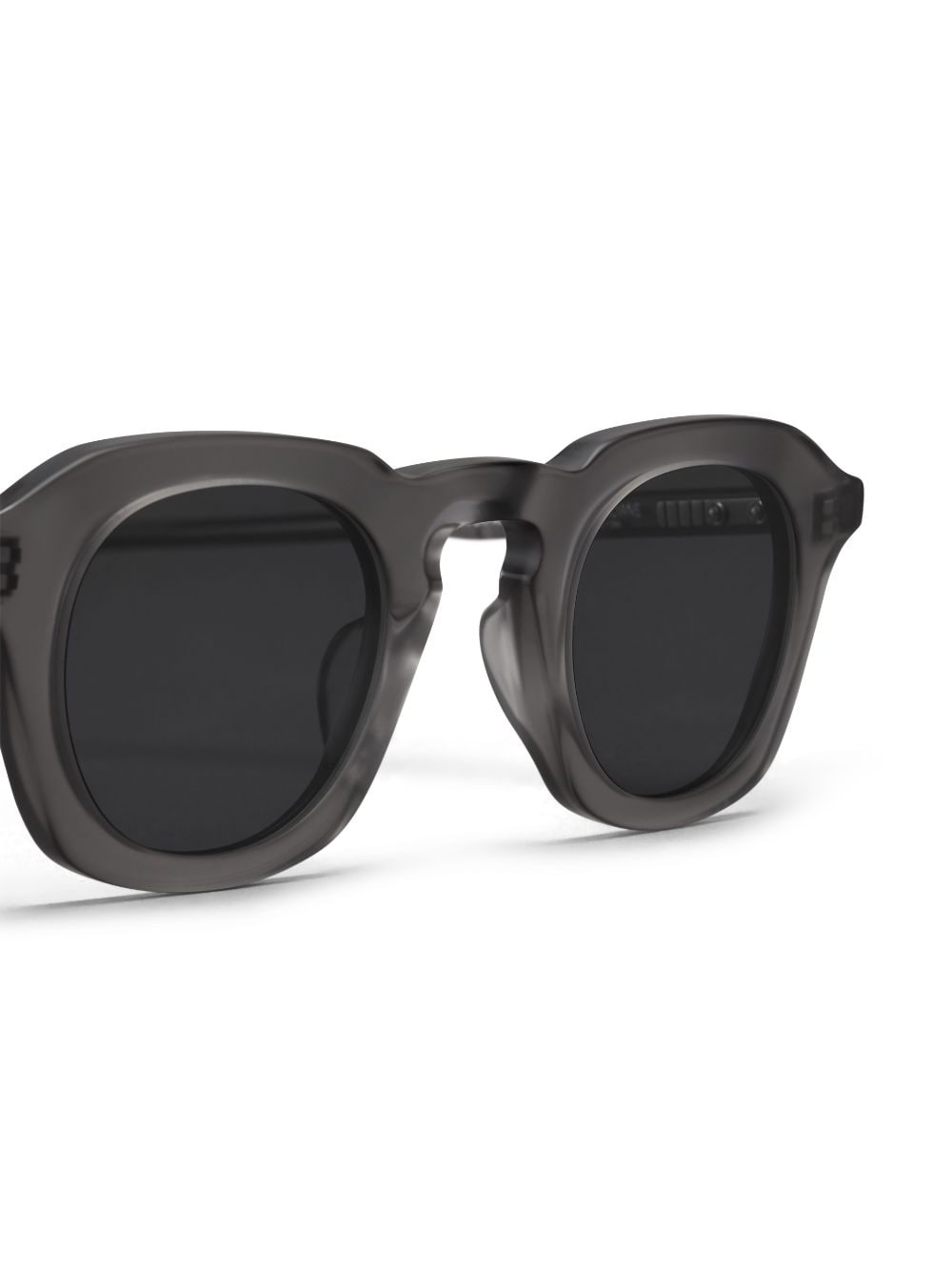 Shop Thom Browne Square-frame Tinted Sunglasses In 灰色