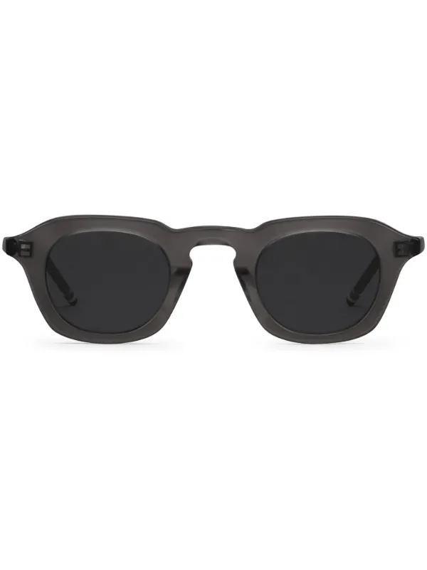 トムブラウン　サングラス　グレー　スクエア Thom Browne Eyewear スクエアフレーム サングラス | グレー