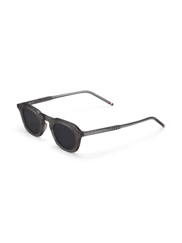 トムブラウン　サングラス　グレー　スクエア Thom Browne Eyewear スクエアフレーム サングラス | グレー