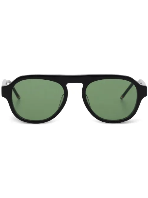 Thom Browne lentes de sol estilo piloto