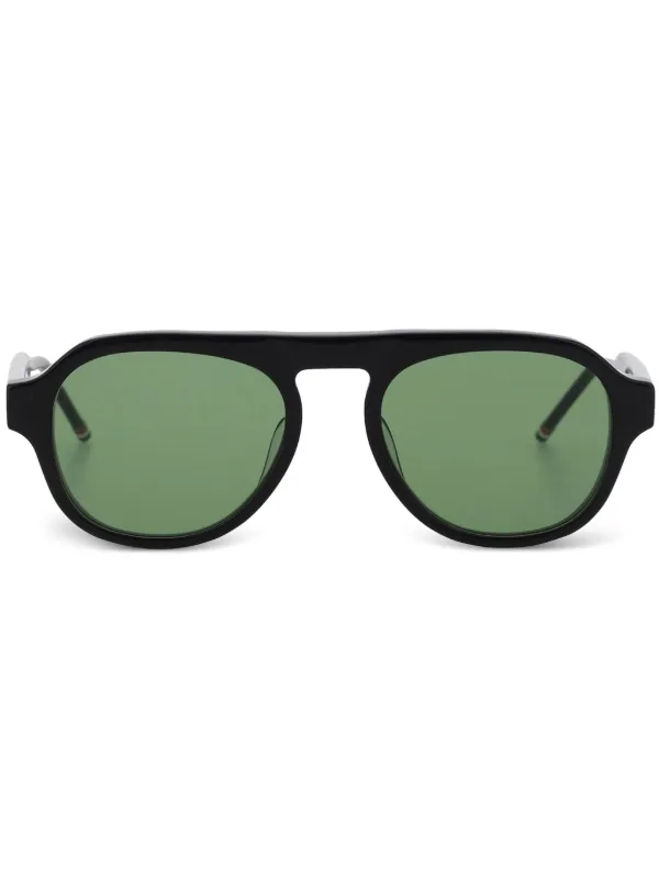 Thom Browne Eyewear パイロット サングラス | ブラック