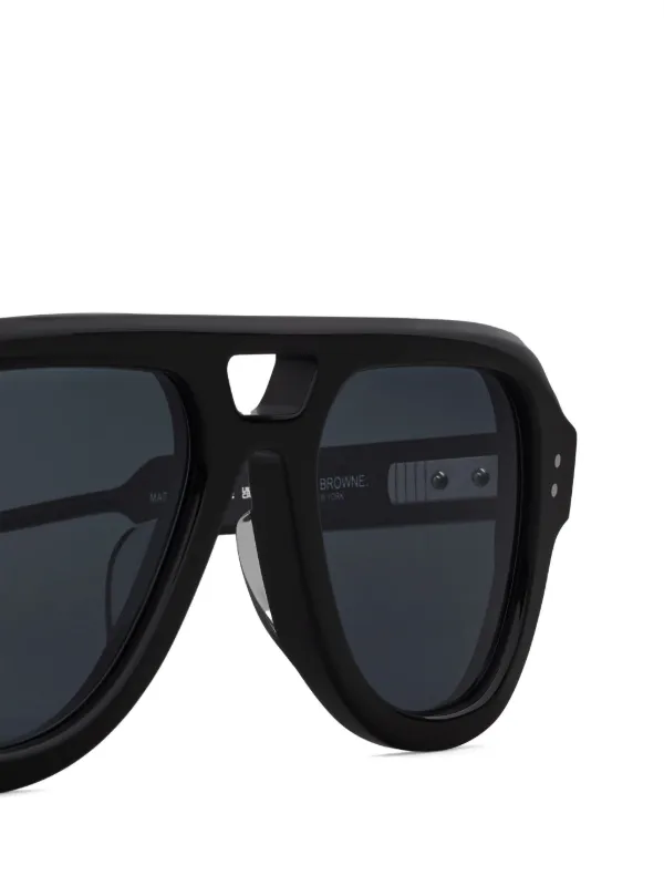 Thom Browne Eyewear パイロット サングラス | ブラック
