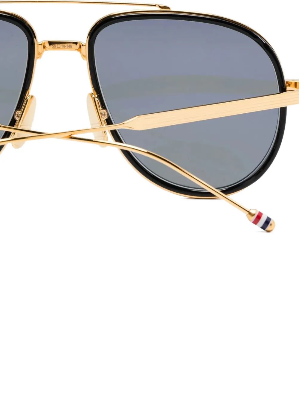 Thom Browne Eyewear pilot-frame sunglasses | Men | Image 2
