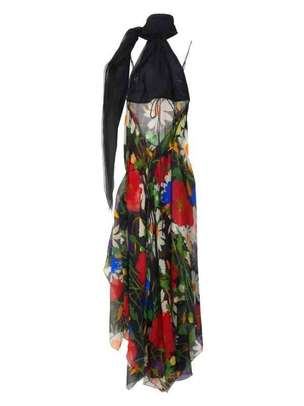 chinese dress ladies Grace White Embellished Maxi Dress – Frock and Frill main image 1