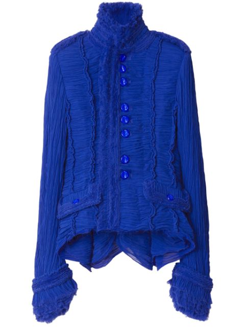 Burberry pleated tailored jacket Women