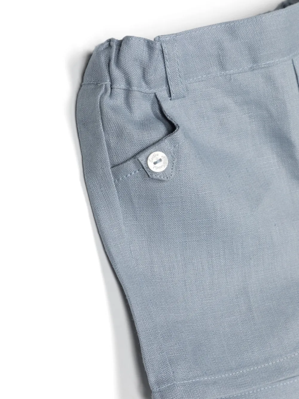 Tartine Et Chocolat Shorts met textuur Blauw
