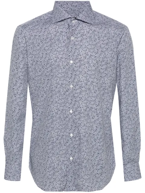 Barba camisa con estampado floral