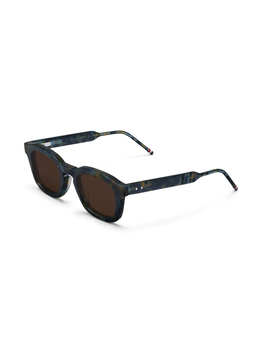 Thom Browne Eyewear UES412A zonnebril met vierkant montuur Blauw