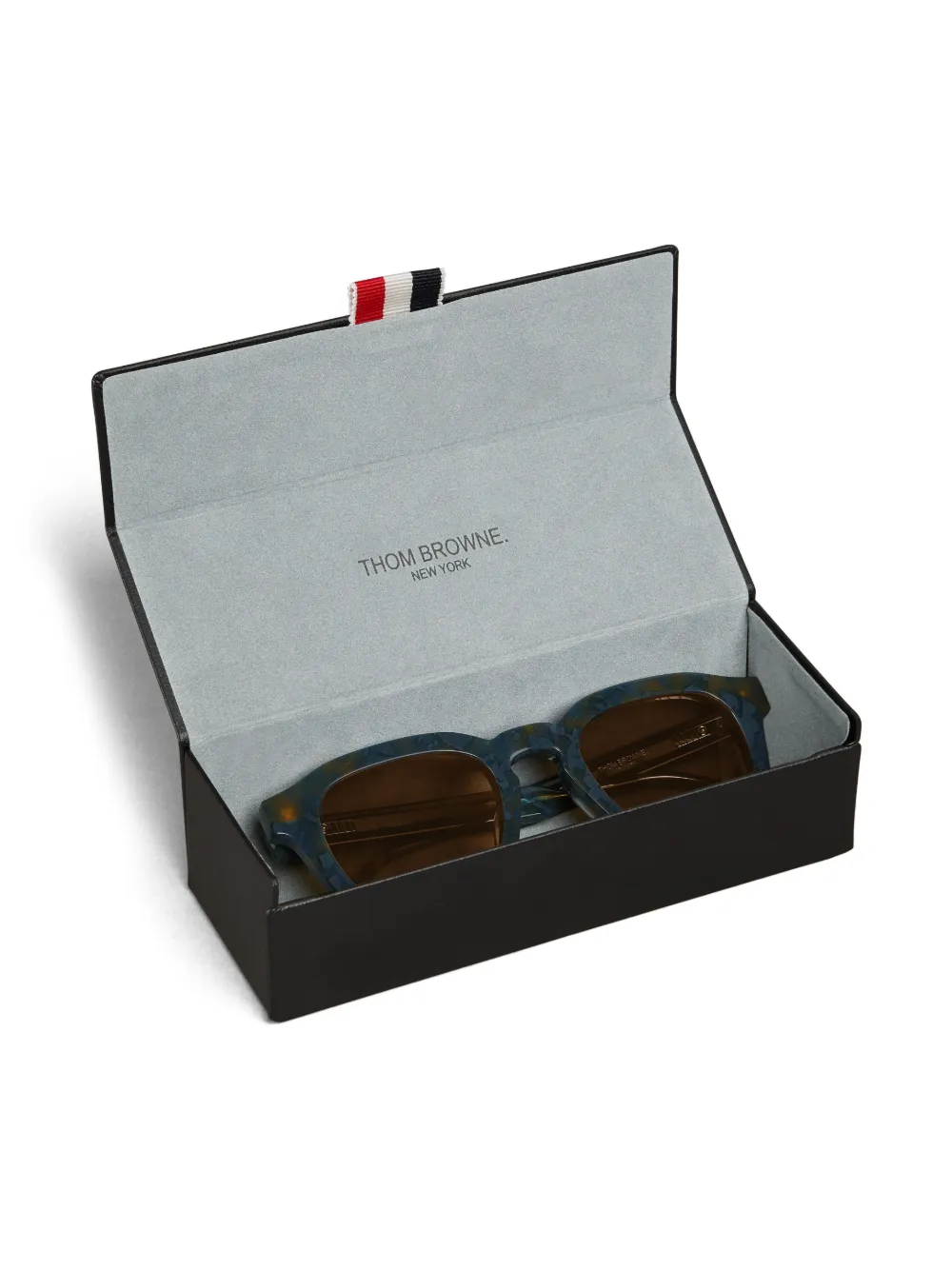 Thom Browne Eyewear UES412A zonnebril met vierkant montuur Blauw