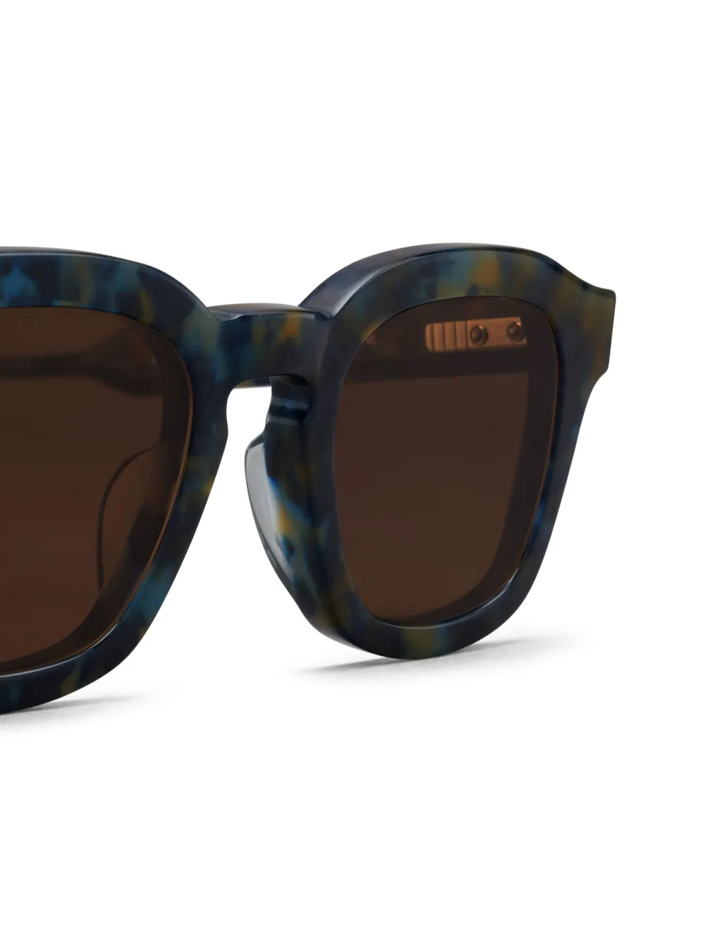 Thom Browne Eyewear UES412A zonnebril met vierkant montuur Blauw