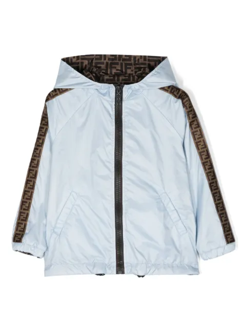 Fendi Kids FF-motif hooded jacket