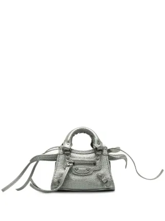 ●送料込●BALENCIAGA●NEO CLASSIC NANO バッグ Balenciaga Neo Classic City Bag Crocodile Embossed Leather