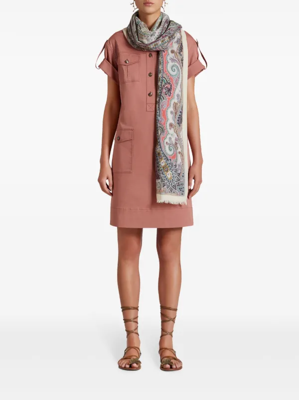 ETRO ペイズリー カシミアスカーフ | ニュートラル | FARFETCH JP