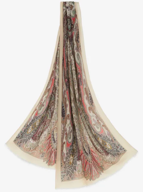 ETRO paisley-print cashmere scarf