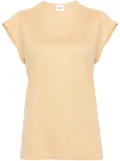 MARANT ÉTOILE Zankou linen T-shirt - Neutrals