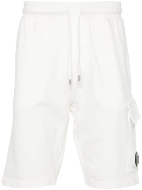 C.P. Company Lens-detail cotton shorts