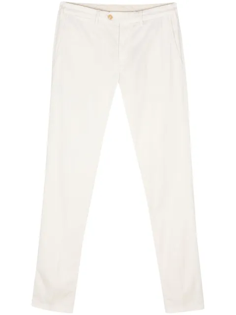 Canali tapered chino trousers