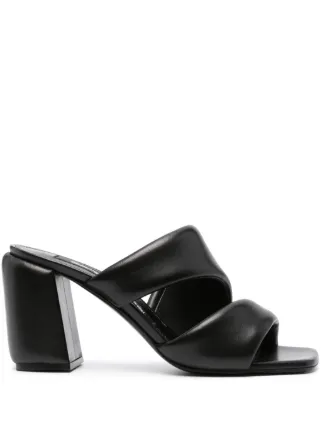 ☆SALE☆【Sergio Rossi】Songy 80mm レザーミュール Sergio Rossi SR Songy 80mm Leather Sandals | Black | FARFETCH NZ