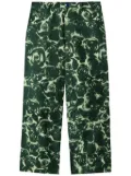 Burberry rose-print trousers - Green