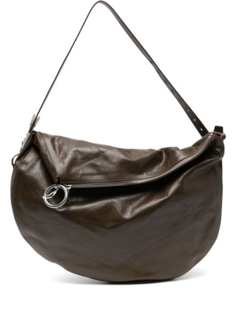 Burberry clip-hardware leather shoulder bag Women