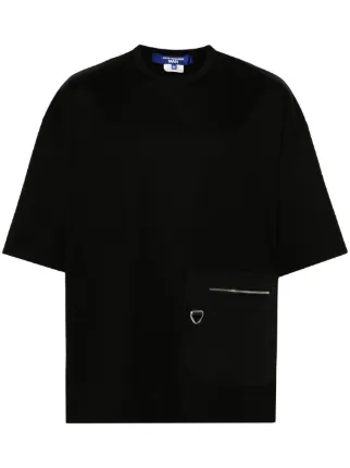 Junya Watanabe MAN pocket-detailed Cotton T-shirt | Black 