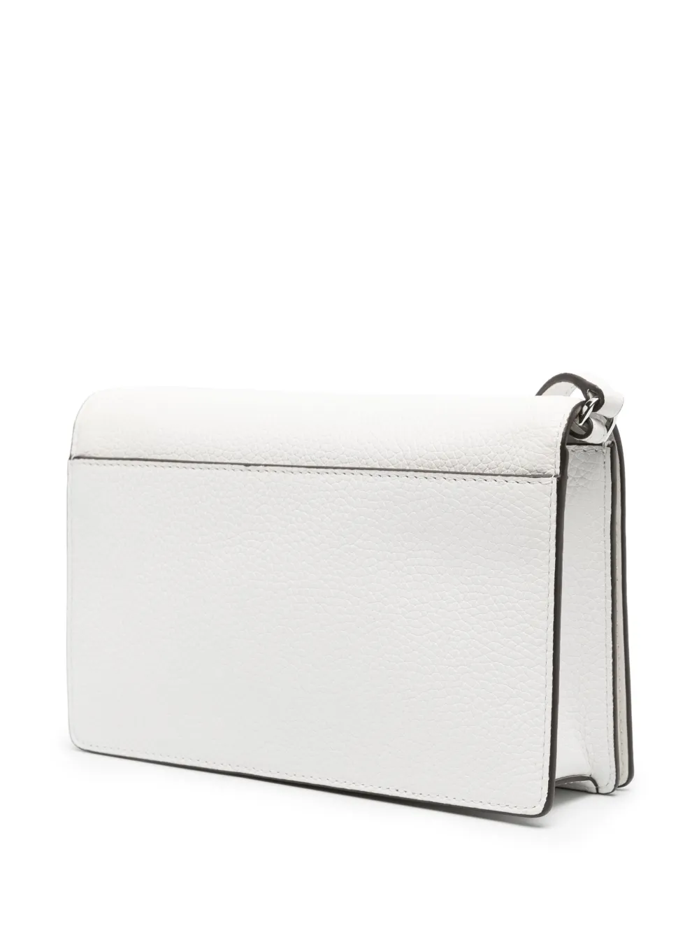 Shop Michael Michael Kors Medium Jet Set Crossbody Bag In White