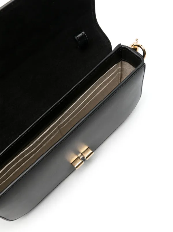 A.P.C. Grace Chaine レザークラッチバッグ | ブラック